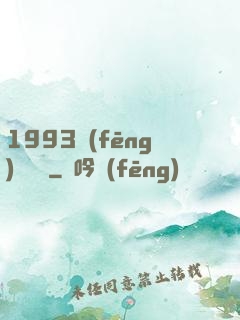 1993風(fēng)華盡覽