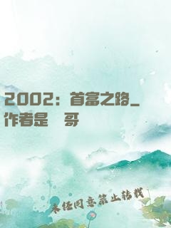2002：首富之路