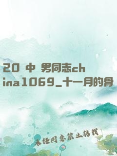 20歲中國男同志china1069