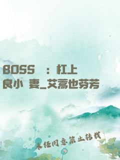 BOSS來襲：杠上無良小嬌妻