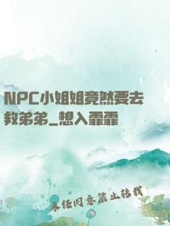 NPC小姐姐竟然要去救弟弟