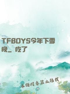 TFBOYS今年下雪晚
