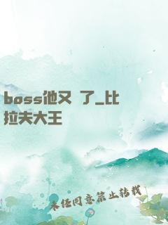 boss他又來了