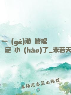 一個(gè)游戲管理決定開小號(hào)了