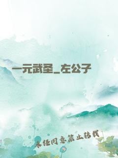一元武圣