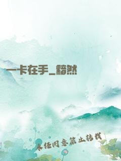 一卡在手