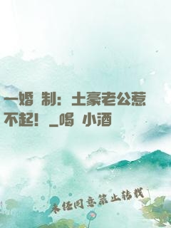 一婚兩制：土豪老公惹不起！