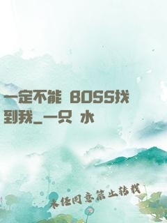 一定不能讓BOSS找到我