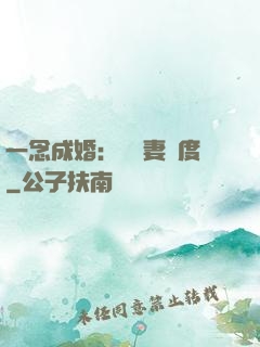 一念成婚：爺寵妻無度