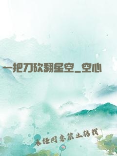 一把刀砍翻星空