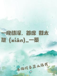 一晚情深，首席總裁太危險(xiǎn)