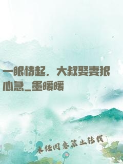 一眼情起，大叔娶妻狠心急
