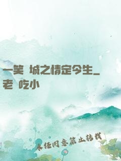 一笑傾城之情定今生
