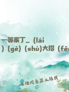 一等家丁