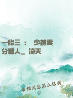 一胎三寶：陸少前妻過分迷人