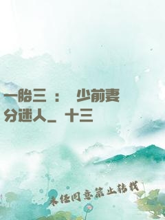 一胎三寶：陸少前妻過分迷人