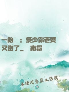一胎雙寶：景少你老婆又跑了