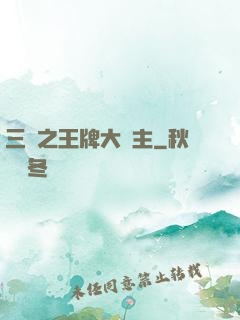 三國之王牌大領主