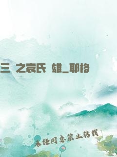 三國之袁氏梟雄