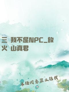 三國我不是NPC
