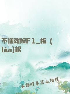 不懂就按F1