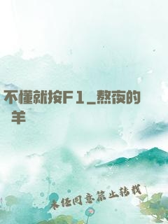 不懂就按F1