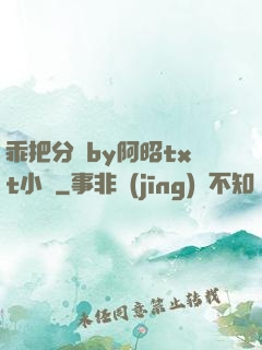 乖把分開by阿昭txt小說