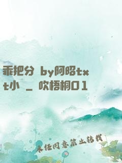 乖把分開by阿昭txt小說