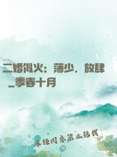 二婚似火：薄少，放肆寵