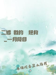 二婚總裁的戀愛拯救計劃