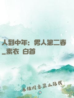 人到中年：男人第二春