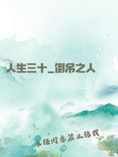 人生三十