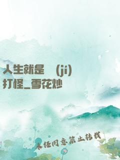 人生就是練級(jí)打怪