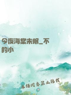 今夜海棠未眠