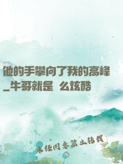 他的手攀向了我的高峰