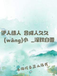 伊人情人綜合成人久久網(wǎng)小說