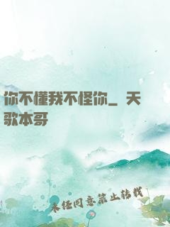 你不懂我不怪你