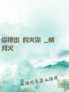 你撩出來的火你滅