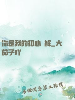 你是我的初心難解