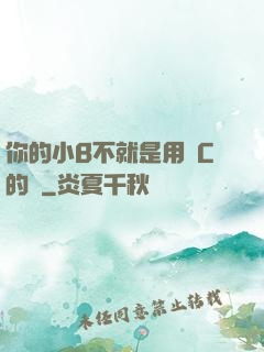 你的小B不就是用來C的嗎