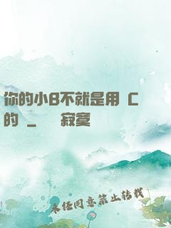 你的小B不就是用來C的嗎