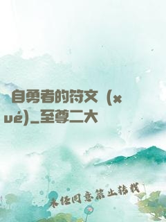 來自勇者的符文學(xué)