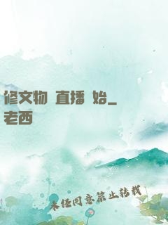 修文物從直播開始