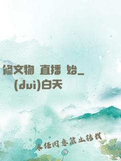修文物從直播開始