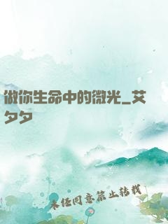 做你生命中的微光