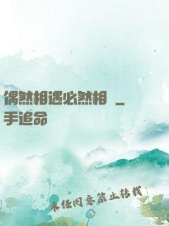 偶然相遇必然相愛
