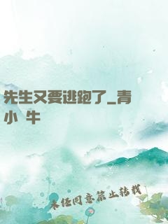 先生又要逃跑了