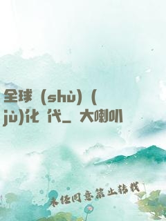 全球數(shù)據(jù)化時代