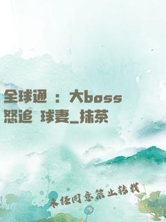 全球通緝：大boss怒追帶球妻