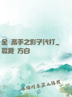 全職高手之影子代打